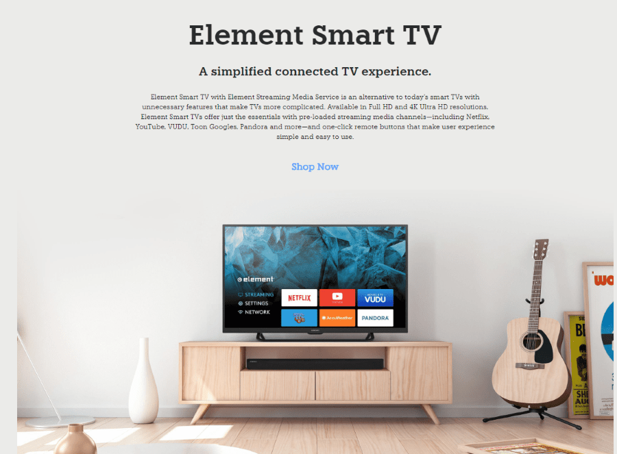 Element Smart TV에서 앱을 업데이트하는 방법