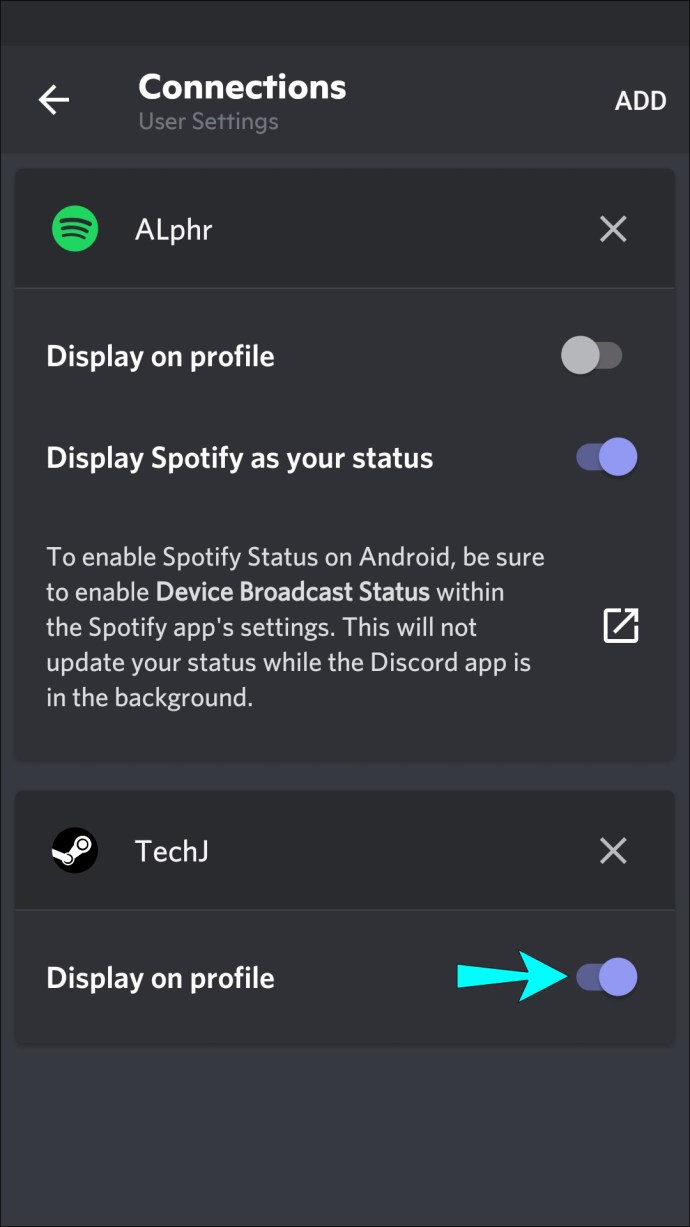 Spotify status. Device Broadcast status Spotify как включить. Статус спотифай в дискорде