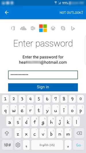 Se connecter à Outlook Hotmail