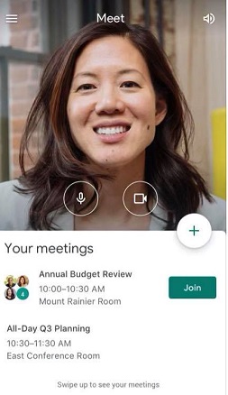 So zeigen Sie die Google Meet-Rasteransicht auf dem iPad an