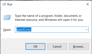 Windows 10 Exécuter le programme 2