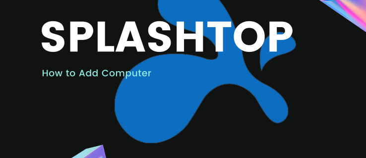 SplashTop에 컴퓨터를 추가하는 방법
