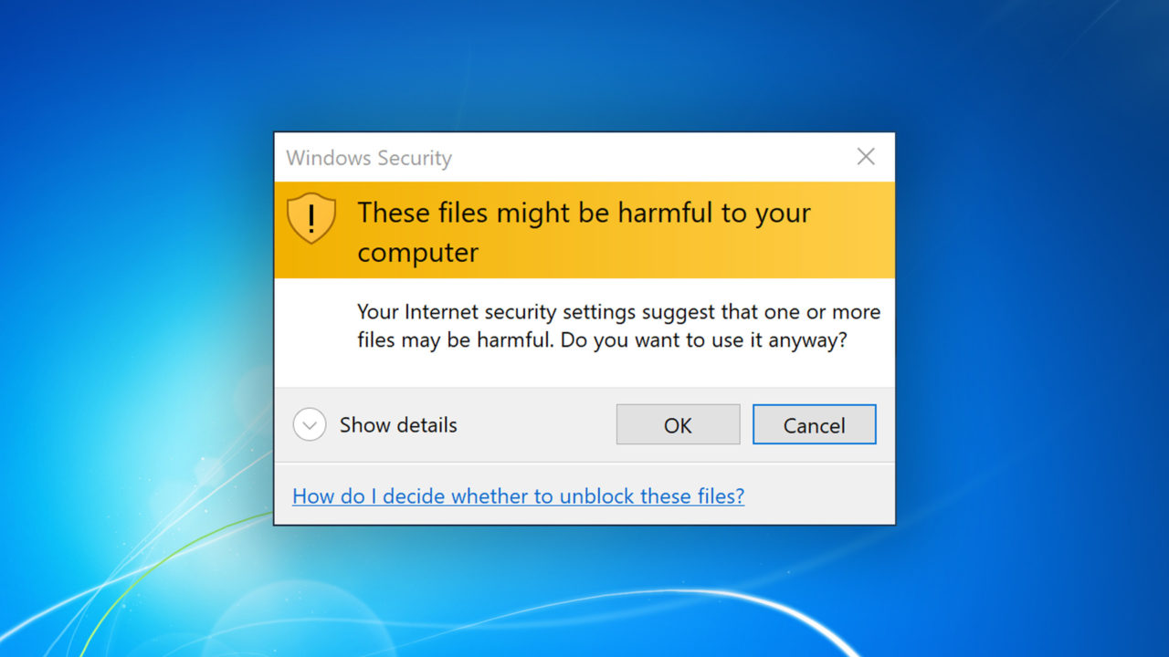 Comment désactiver l'avertissement « Ces fichiers pourraient être nocifs pour votre ordinateur »