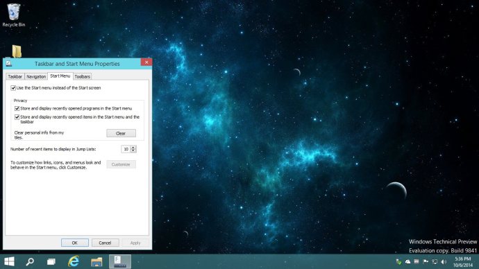 Windows 10 Afficher l'écran de démarrage
