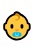 Visage de bébé Emoji