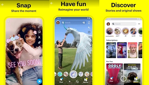 Snapchat Abonnieren-Button